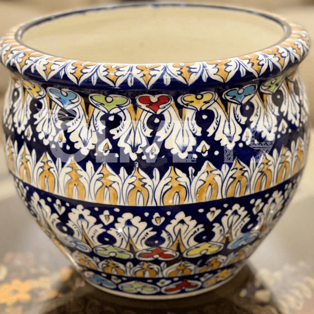 Blue Pottery Plantter